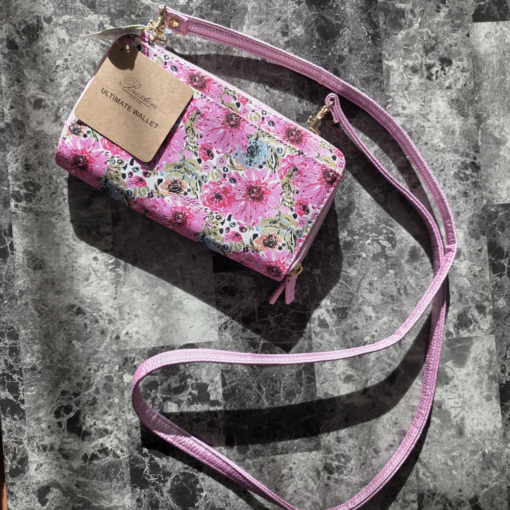 Buxton Ultimate Wallet Wristlet Crossbody